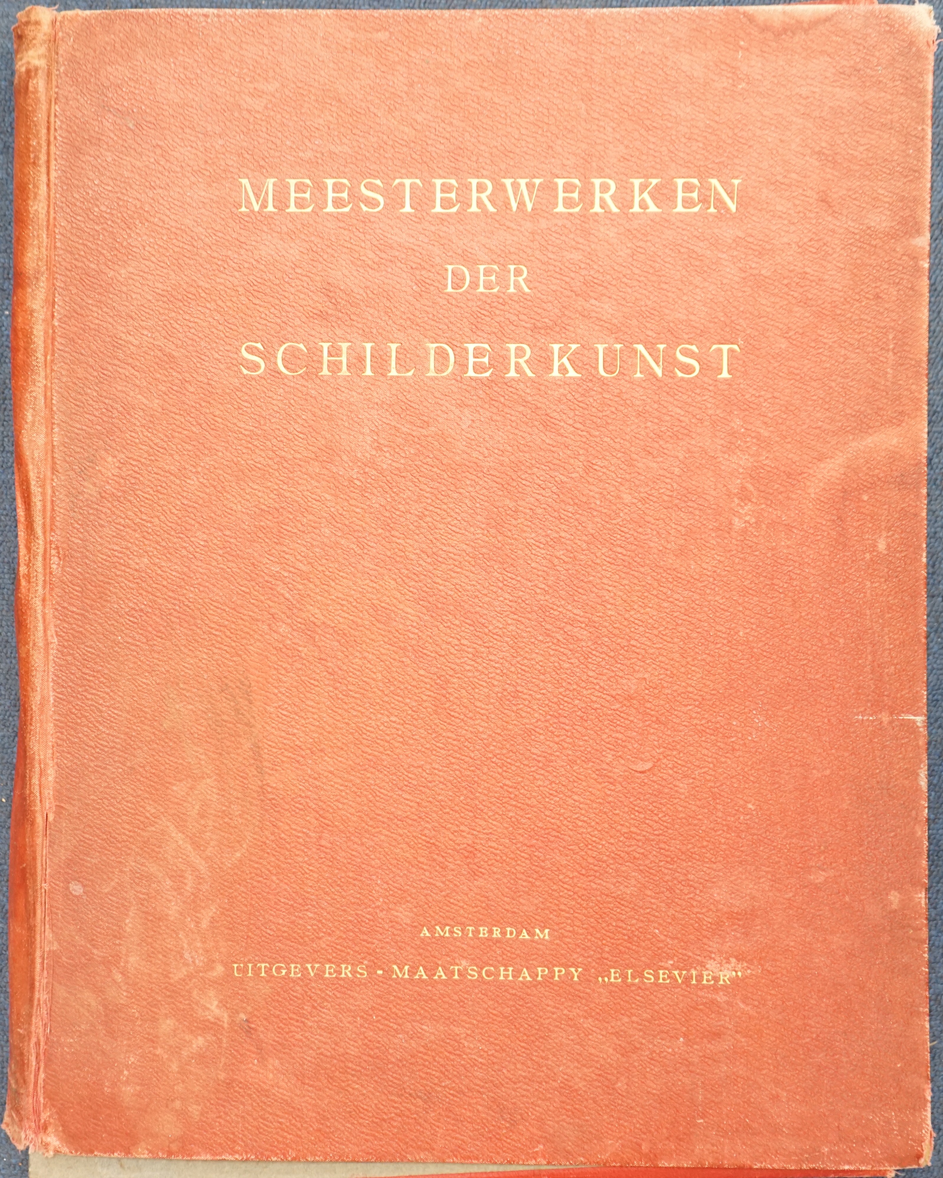 Conway, Sir Martin and Hofstede de Groot, Dr. C. Meesterwerken der Schilderkunst....63 (ex.72) loose photogravure plates with descriptive sheet to each, in 24 printed wrappers contained in a gilt-lettered cloth portfolio
